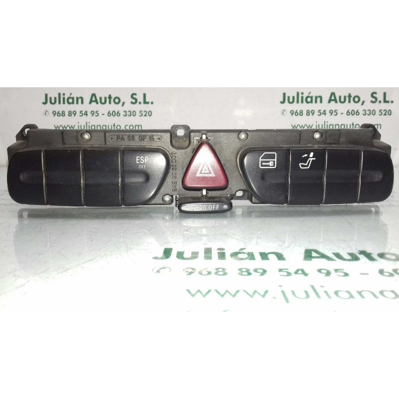 Recambio de warning para mercedes-benz clase c (w203) berlina 220 cdi (la) (203.008) referencia OEM IAM 2038214658  