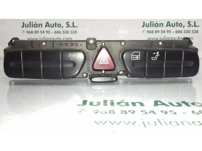 Recambio de warning para mercedes-benz clase c (w203) berlina 220 cdi (la) (203.008) referencia OEM IAM 2038214658  