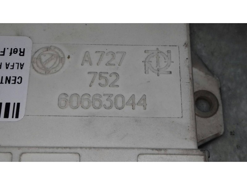 Recambio de centralita cierre para alfa romeo 156 (116) 1.9 jtd progression referencia OEM IAM 60663044 A727 752