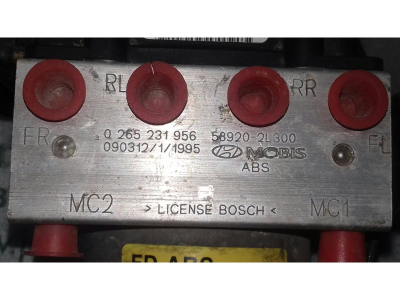 Recambio de abs para hyundai i30 classic referencia OEM IAM 0265231956 589202L300 090312/1/1995