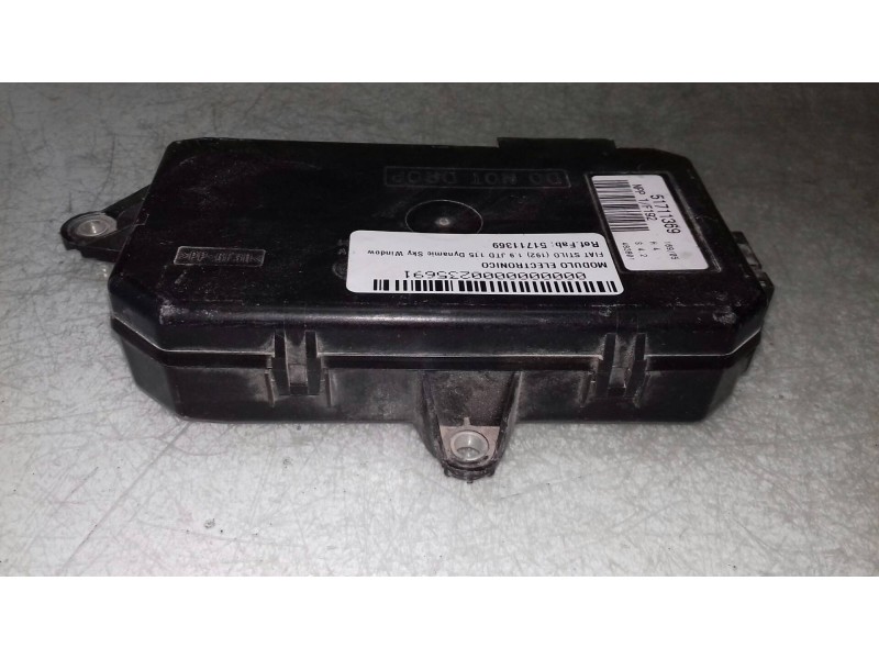Recambio de modulo electronico para fiat stilo (192) 1.9 jtd 115 dynamic sky window referencia OEM IAM 51711369  