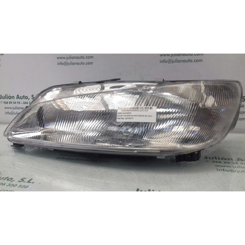 Recambio de faro izquierdo para peugeot 306 berlina 3/4/5 puertas (s2) graffic referencia OEM IAM 02714711  