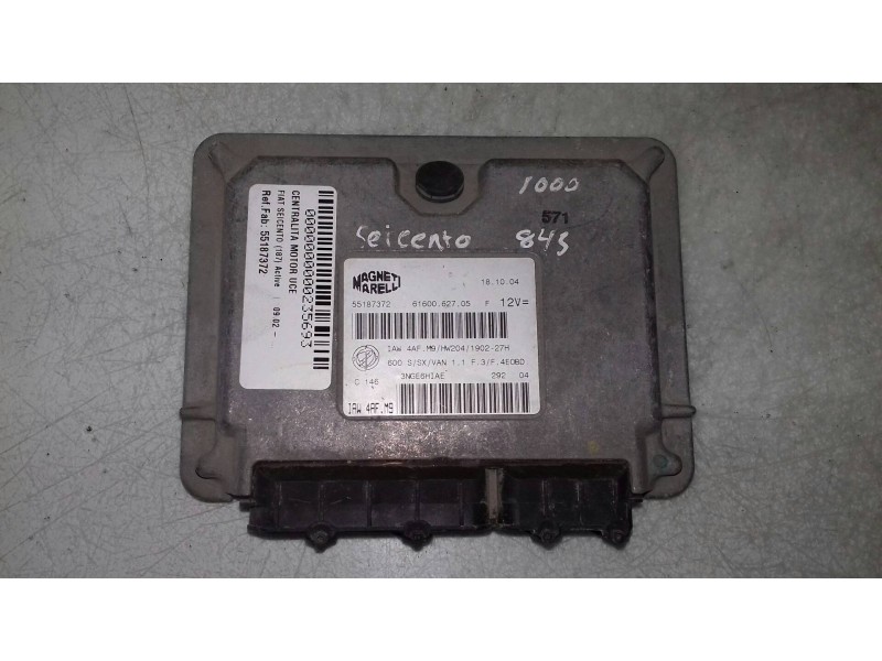 Recambio de centralita motor uce para fiat seicento (187) active referencia OEM IAM 55187372 6160062705 