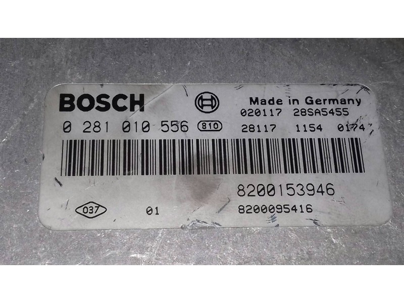 Recambio de centralita motor uce para renault laguna ii (bg0) authentique referencia OEM IAM 0281010556 8200153946 BOSCH