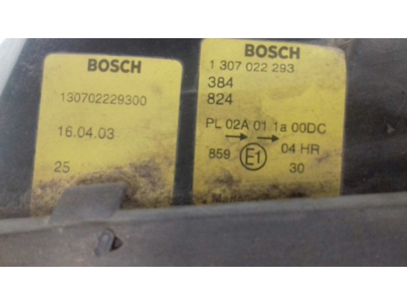 Recambio de faro izquierdo para opel vectra b berlina edition 2000 referencia OEM IAM 1307022293 2285510600 XENON