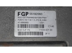 Recambio de centralita motor uce para fiat punto berlina (188) 1.3 16v multijet feel referencia OEM IAM 55192093  FGP 2