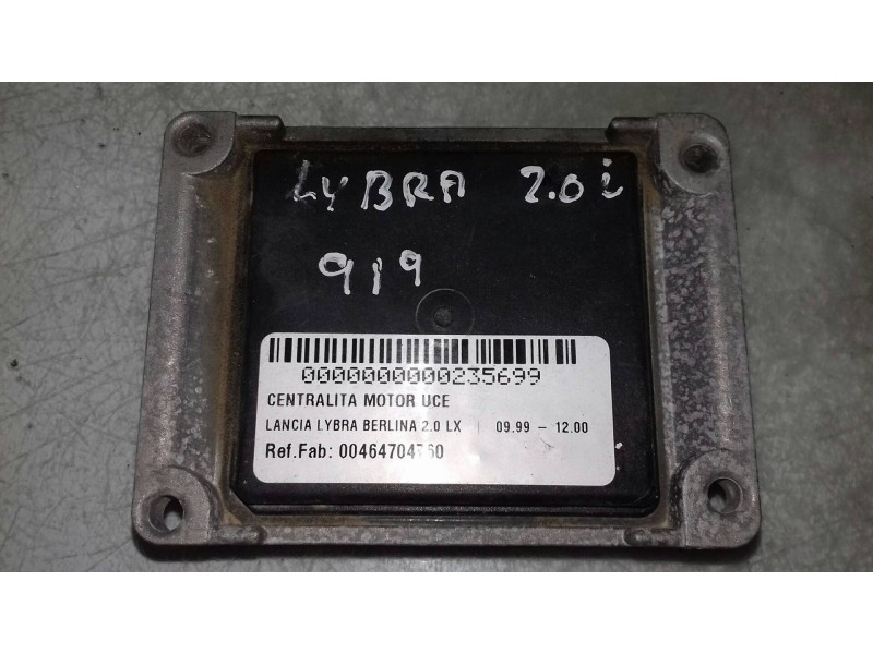 Recambio de centralita motor uce para lancia lybra berlina 2.0 lx referencia OEM IAM 00464704760 1277356305 