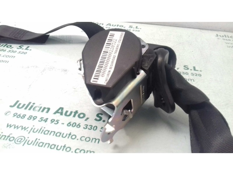 Recambio de cinturon seguridad trasero izquierdo para peugeot 208 style referencia OEM IAM 98063162XY  