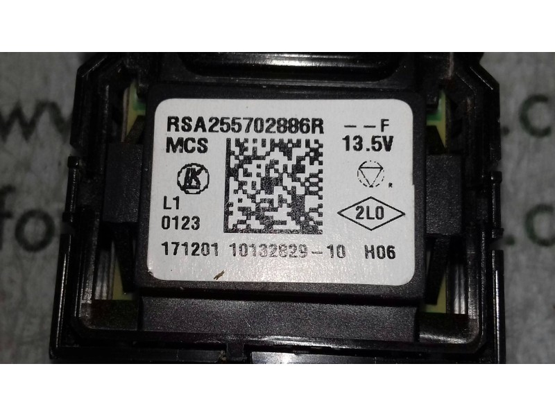 Recambio de mando retrovisor para renault captur xmod referencia OEM IAM 255702886R 10132829 6 + 6 PINES