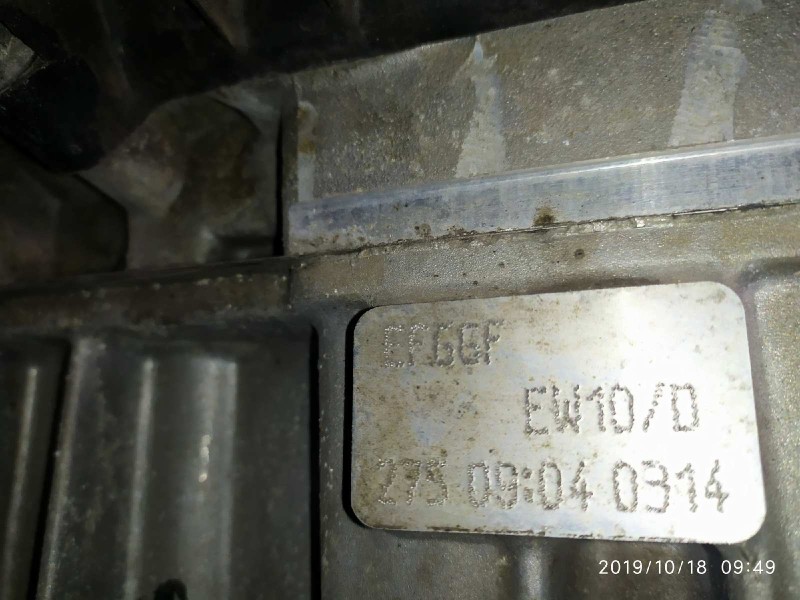 Recambio de motor completo para peugeot 307 cc (s1) 2.0 referencia OEM IAM RFN EW10J4 EFGGF