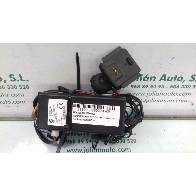 Recambio de modulo electronico para volkswagen new beetle cabriolet (1y7) 2.0 referencia OEM IAM 000051473A QZ9CC9060 BLUETOOTH