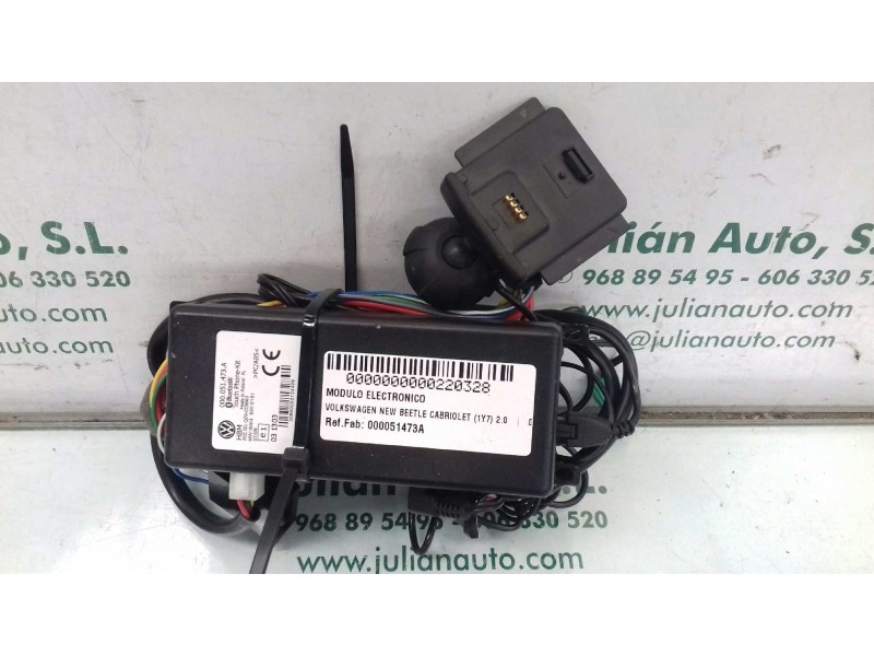 Recambio de modulo electronico para volkswagen new beetle cabriolet (1y7) 2.0 referencia OEM IAM 000051473A QZ9CC9060 BLUETOOTH