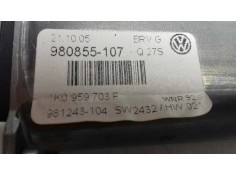 Recambio de motor elevalunas trasero izquierdo para volkswagen passat berlina (3c2) advance referencia OEM IAM 1K0959703F 993424 2