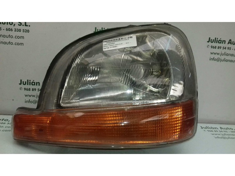 Recambio de faro izquierdo para renault kangoo (f/kc0) alize referencia OEM IAM 01742251  