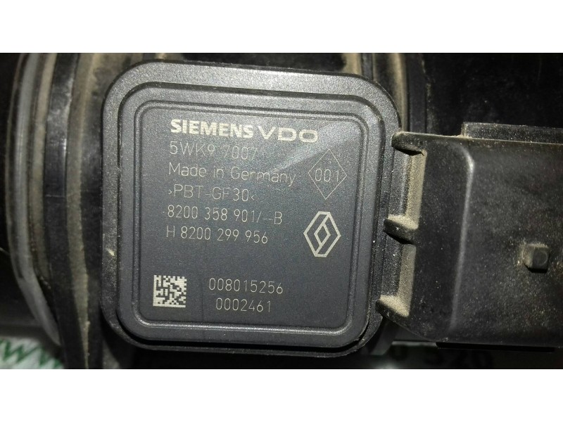Recambio de caudalimetro para nissan micra (k11) alpine (1996) referencia OEM IAM 82003589017 5WK97007 8200299956