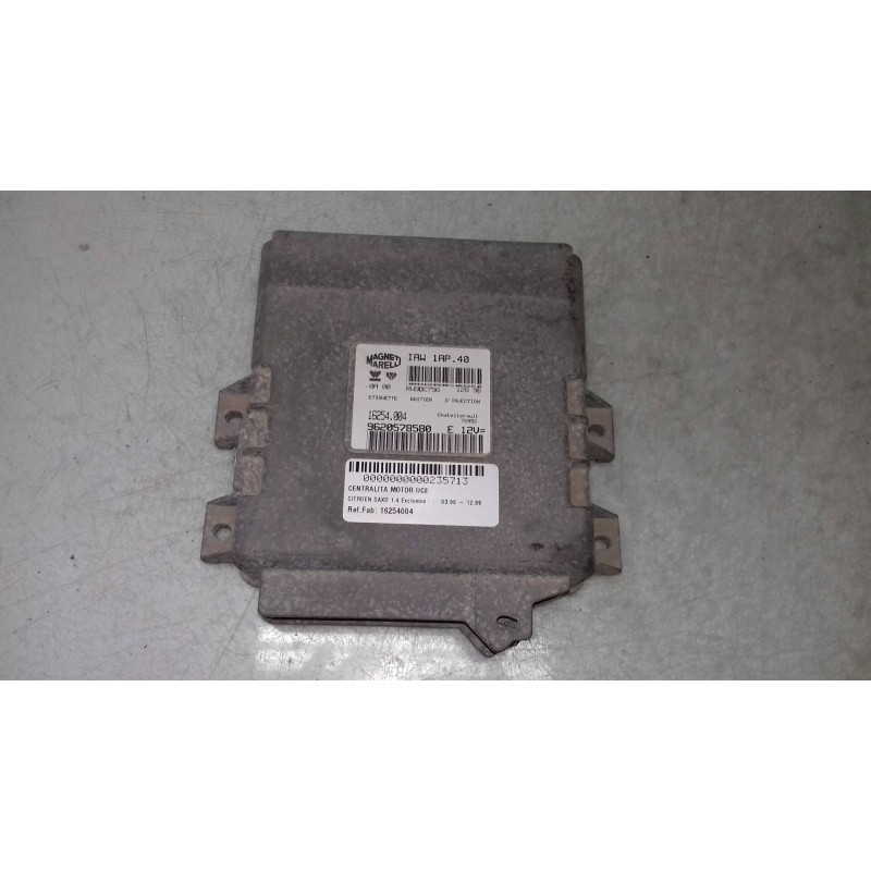 Recambio de centralita motor uce para citroen saxo 1.4 exclusive referencia OEM IAM 16254004 9620578580 