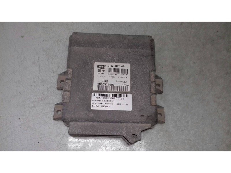 Recambio de centralita motor uce para citroen saxo 1.4 exclusive referencia OEM IAM 16254004 9620578580 