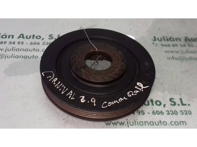 Recambio de polea cigueñal para kia carnival ii 2.9 crdi cat referencia OEM IAM   