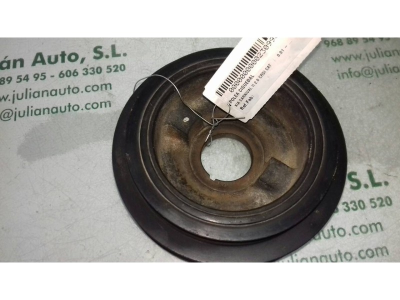 Recambio de polea cigueñal para kia carnival ii 2.9 crdi cat referencia OEM IAM   