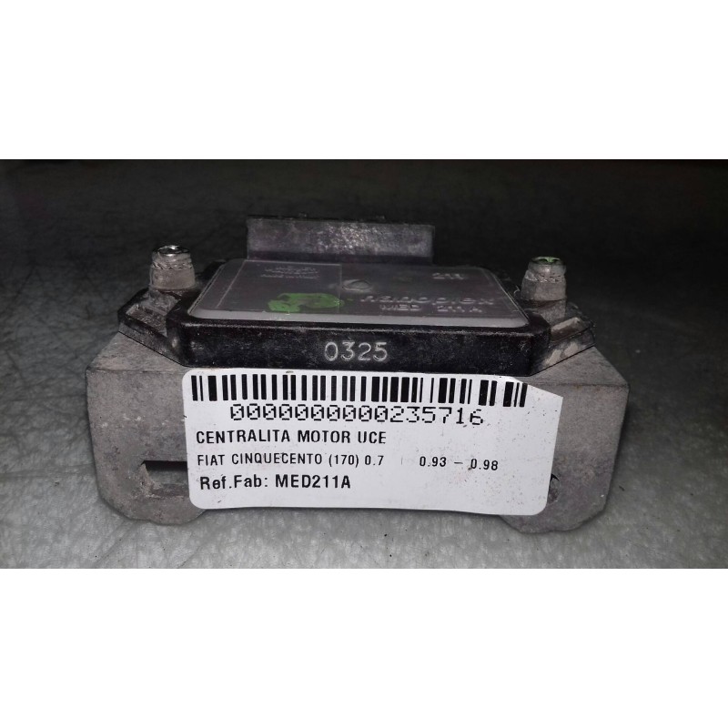 Recambio de centralita motor uce para fiat cinquecento (170) 0.7 referencia OEM IAM MED211A NANOPLEX MED 211A MAGNETI MARELLI