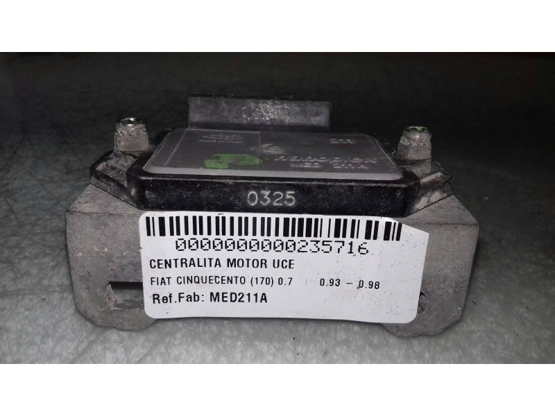 Recambio de centralita motor uce para fiat cinquecento (170) 0.7 referencia OEM IAM MED211A NANOPLEX MED 211A MAGNETI MARELLI