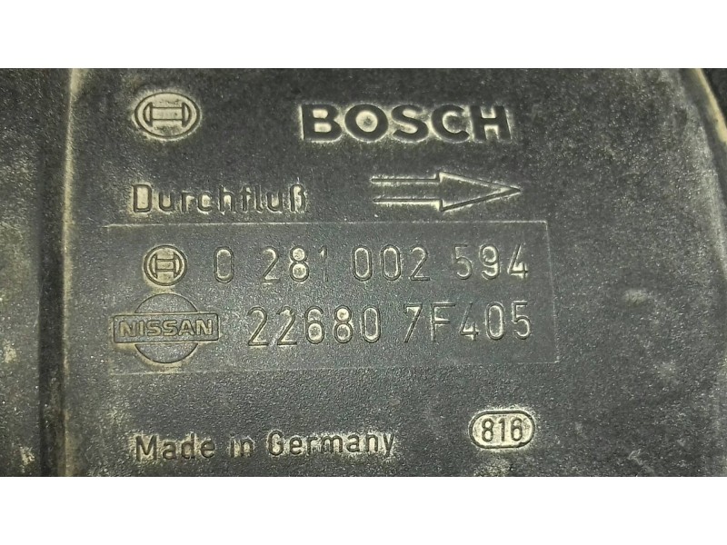 Recambio de caudalimetro para nissan terrano/terrano.ii (r20) comfort referencia OEM IAM 226807F405 0281002594 BOSCH