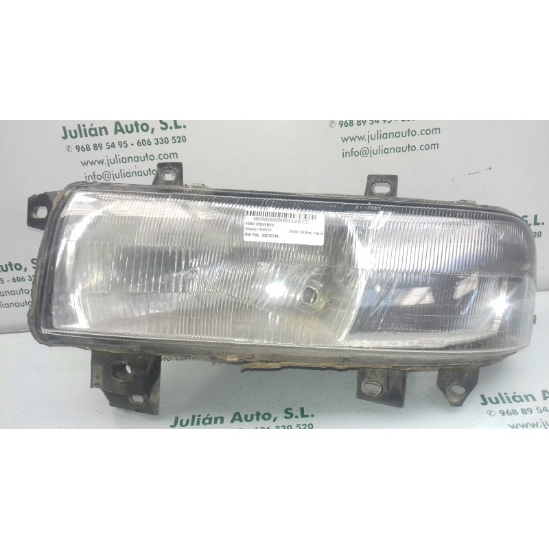 Recambio de faro izquierdo para renault master desde ´98 base, caja cerrada l1h1 rs 3078 referencia OEM IAM 38210748  