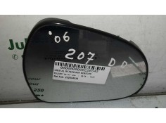 Recambio de cristal retrovisor derecho para peugeot 207 x-line referencia OEM IAM 232634034  TERMICO