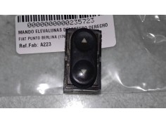 Recambio de mando elevalunas delantero derecho para fiat punto berlina (176) 55 s referencia OEM IAM A223 BLANCO CONECTOR 6 PINE