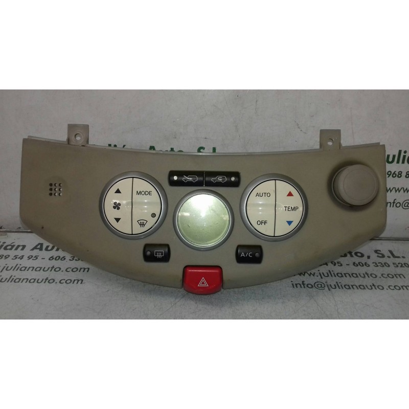 Recambio de mando climatizador para nissan micra (k12e) acenta referencia OEM IAM 27500BC51B 69450038 