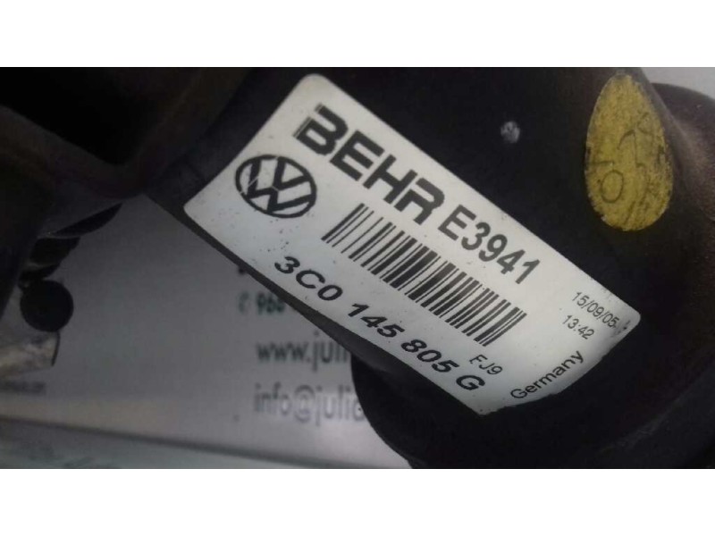 Recambio de intercooler para volkswagen passat berlina (3c2) advance referencia OEM IAM 3C0145805G  BEHR