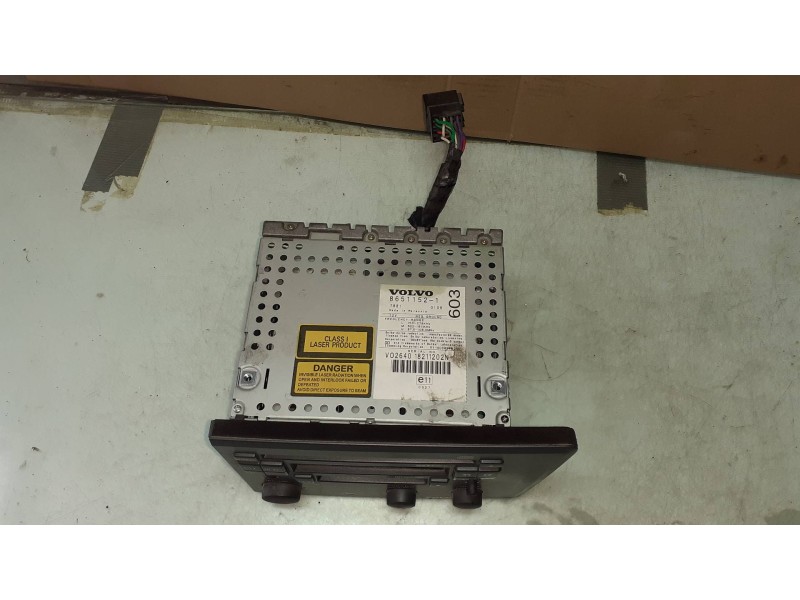 Recambio de sistema audio / radio cd para volvo s60 berlina 2.4 d referencia OEM IAM 86511521 V0264018211202N 603