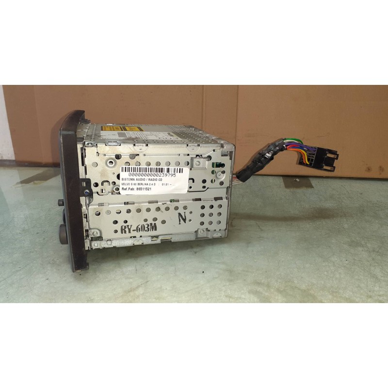 Recambio de sistema audio / radio cd para volvo s60 berlina 2.4 d referencia OEM IAM 86511521 V0264018211202N 603
