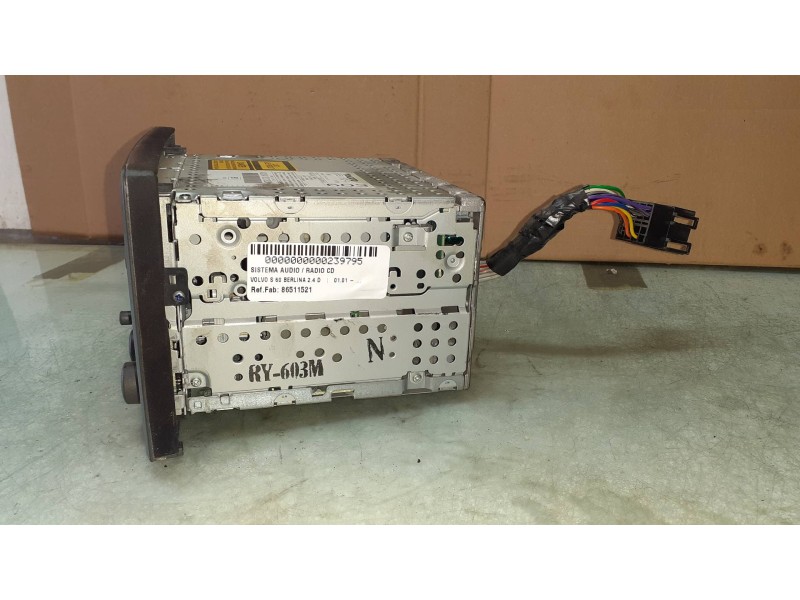 Recambio de sistema audio / radio cd para volvo s60 berlina 2.4 d referencia OEM IAM 86511521 V0264018211202N 603
