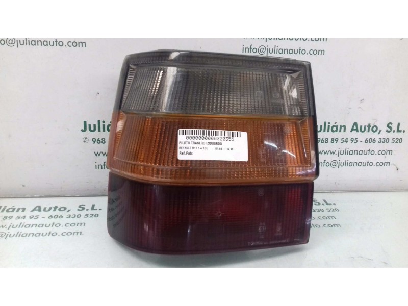 Recambio de piloto trasero izquierdo para renault r11 1.4 tse referencia OEM IAM   