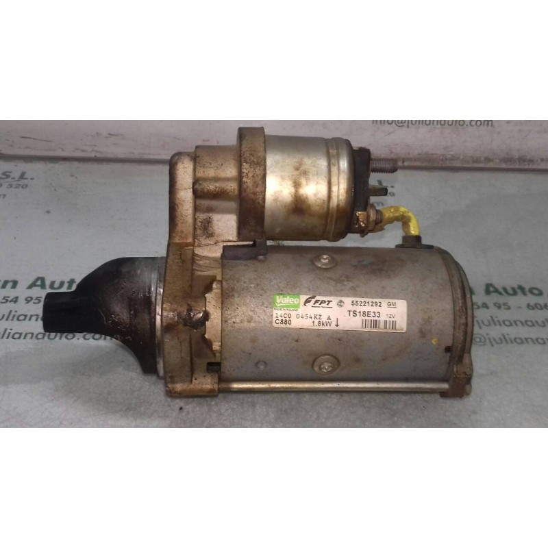 Recambio de motor arranque para opel corsa d cmon referencia OEM IAM 55221292 TS18E33 VALEO