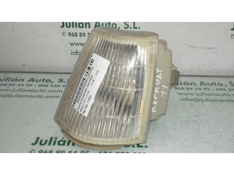 Recambio de piloto delantero izquierdo para renault r11 1.4 tse referencia OEM IAM 11323  