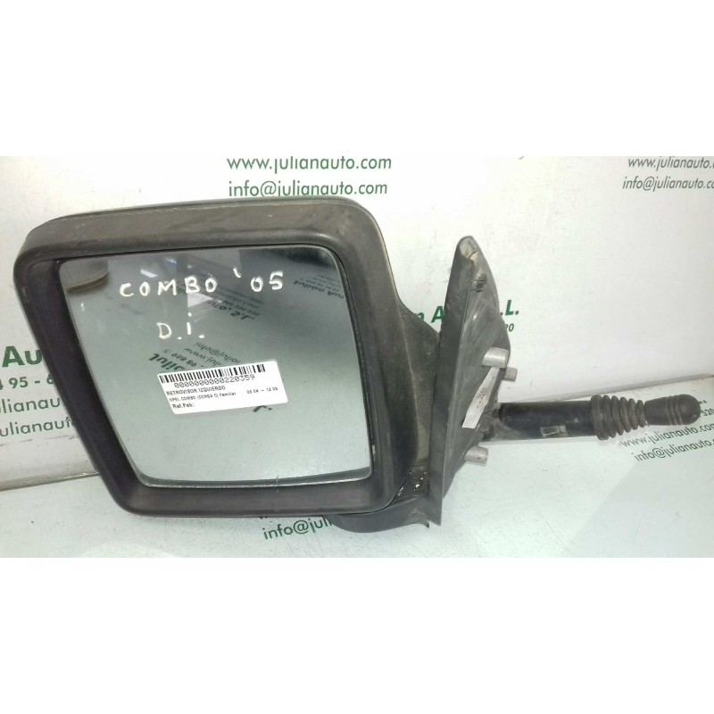 Recambio de retrovisor izquierdo para opel combo (corsa c) familiar referencia OEM IAM   MANUAL