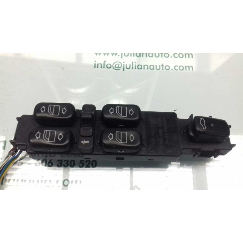 Recambio de mando elevalunas delantero izquierdo para mercedes-benz clase s (w220) berlina referencia OEM IAM 2208201010 501896 