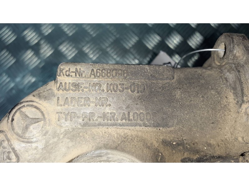Recambio de turbocompresor para mercedes-benz clase a (w168) 160 cdi (168.007) referencia OEM IAM A668096  53031015089