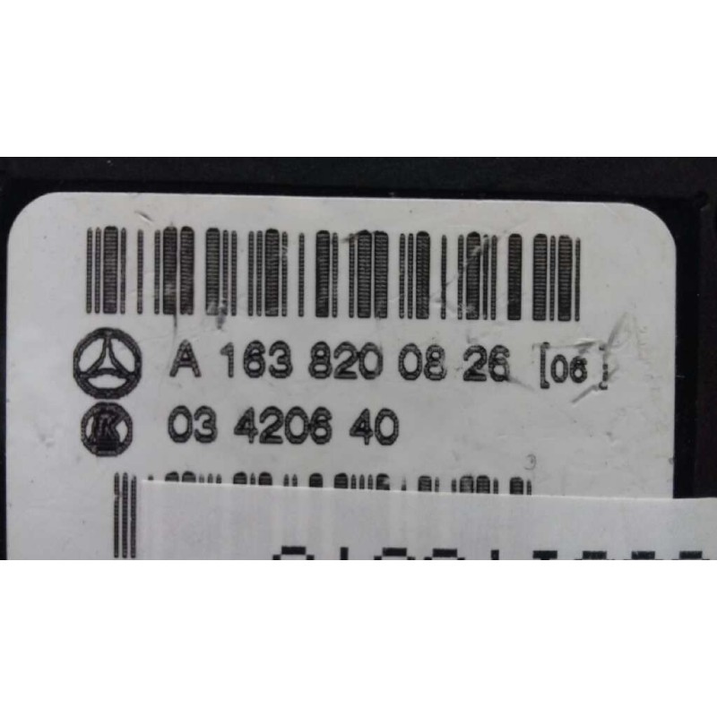 Recambio de mando climatizador para mercedes-benz clase m (w163) 320 (163.154) referencia OEM IAM A1638200826 03420640 