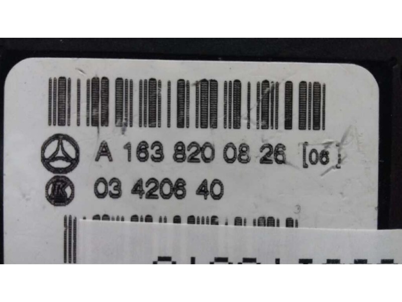Recambio de mando climatizador para mercedes-benz clase m (w163) 320 (163.154) referencia OEM IAM A1638200826 03420640 