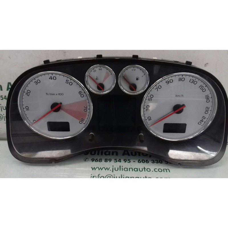 Recambio de cuadro instrumentos para peugeot 307 cc (s1) 2.0 referencia OEM IAM 9651299780 SAGEM 