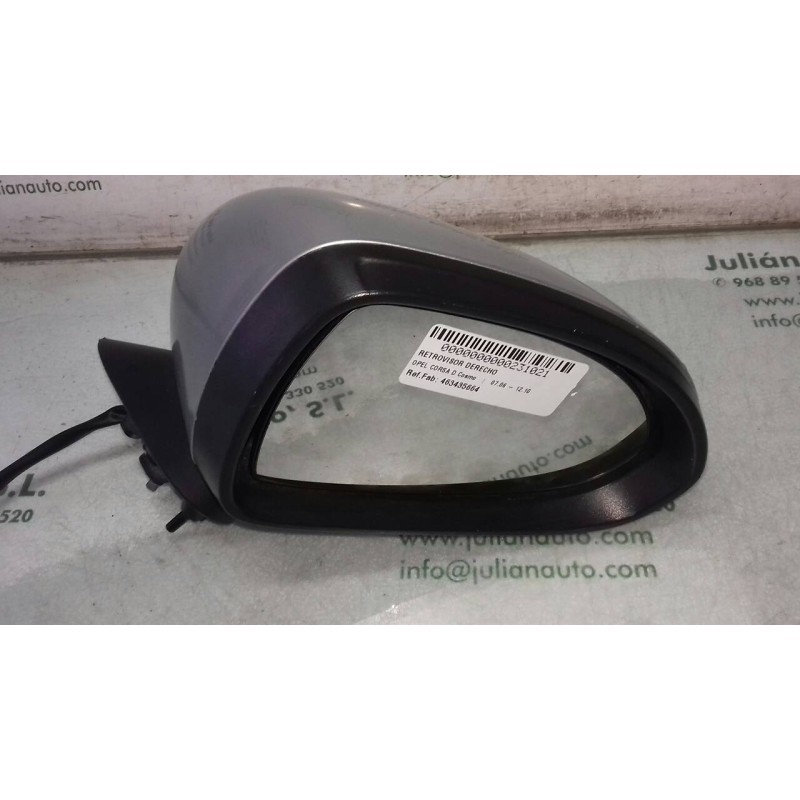 Recambio de retrovisor derecho para opel corsa d cosmo referencia OEM IAM 463435664 020873 ELECTRICO