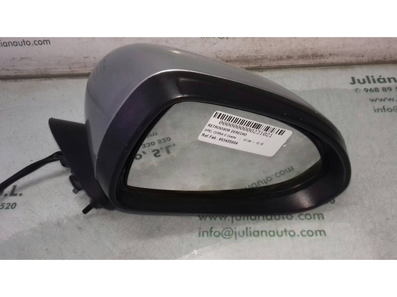 Recambio de retrovisor derecho para opel corsa d cosmo referencia OEM IAM 463435664 020873 ELECTRICO