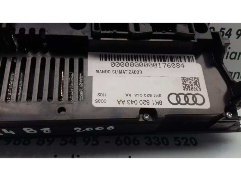 Recambio de mando climatizador para audi a4 ber. (b8) básico referencia OEM IAM 8K1820043AA A2C53428415 CONTINENTAL