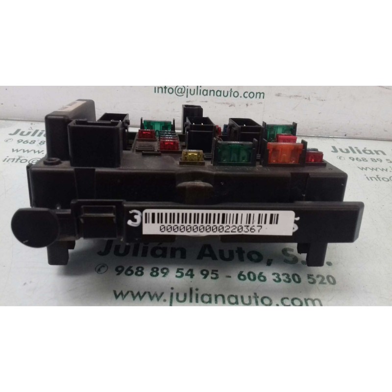 Recambio de caja reles / fusibles para peugeot 307 cc (s1) 2.0 referencia OEM IAM 9650663980 BSM B4 DELPHI