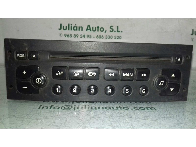 Recambio de sistema audio / radio cd para peugeot 307 cc (s1) 2.0 referencia OEM IAM 96489417XT VD0RD301 