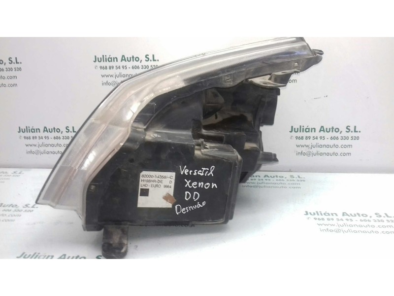 Recambio de faro derecho para renault vel satis (bj0) grand confort referencia OEM IAM 8200014358C H198HR 9984