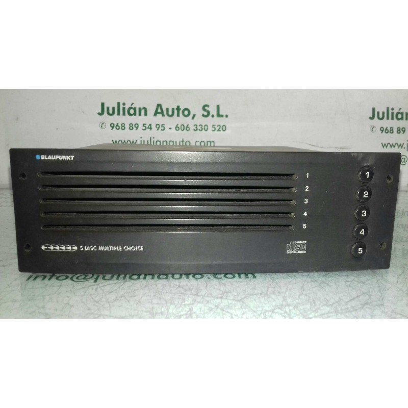 Recambio de sistema audio / radio cd para peugeot 307 cc (s1) 2.0 referencia OEM IAM 7607769050 BP905049662750 BLAUPUNKT